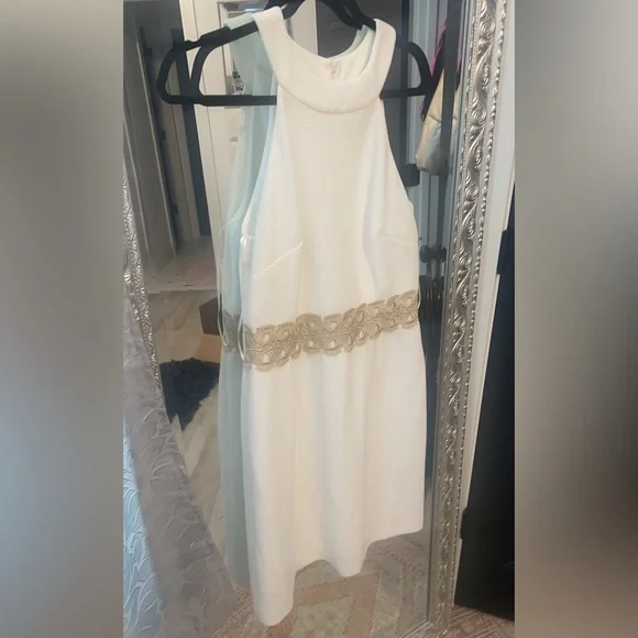 Vince Camuto | Dresses | Vince Camuto White And Gold Dress | Poshmark Vince Camuto | Dresses | Vince Camuto White And Gold Dress | Poshmark